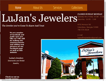 Tablet Screenshot of lujansjewelers.com